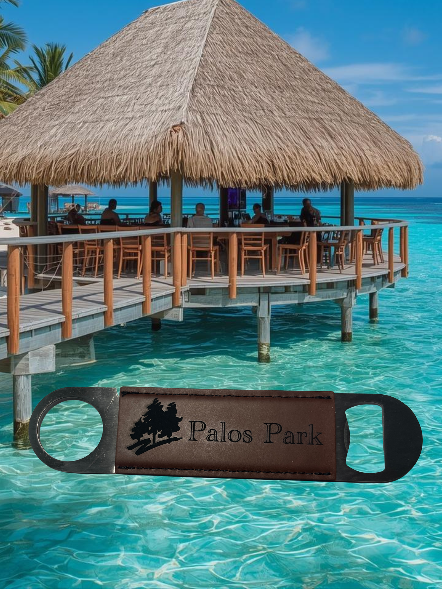 Customized Leather Wrapped Bottle Opener - Perfect for Corporate Gifting